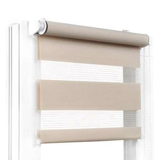 ROLETA DZIEŃ NOC 59 x 150 cm GOTOWA DO ZAŁOŻENIA