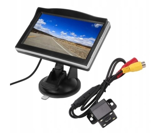 Zestaw systemu kamer cofania 5-calowy monitor