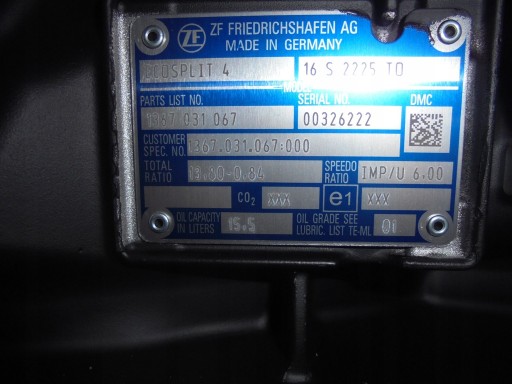 КОРОБКА ПЕРЕДАЧ IVECO TRAKKER 5801967240