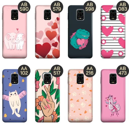 ЧЕХОЛ ДЛЯ XIAOMI REDMI ПРИМЕЧАНИЕ 9 PRO ЧЕХОЛ LOVE PATTERNS
