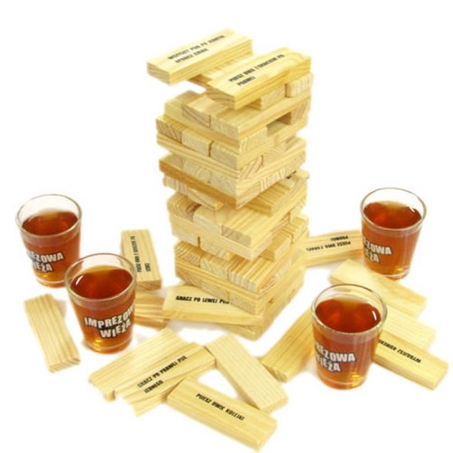 Алкогольная игра PARTY TOWER JENGA - в ПОДАРОК