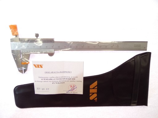 VIS ANALOG CALIPER 150 0,05 СТОПОРНЫЙ ВИНТ СО СТОПОРНЫМ МАУЗЕРОМ