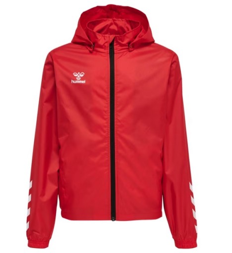 KURTKA HUMMEL CORE XK SPRAY JACKET R. 116 CZERWONA