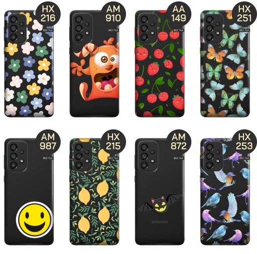 ETUI DO SAMSUNG GALAXY A33 5G WZORY BEZ TŁA NAKLEJKI STICKER OBUDOWA CASE