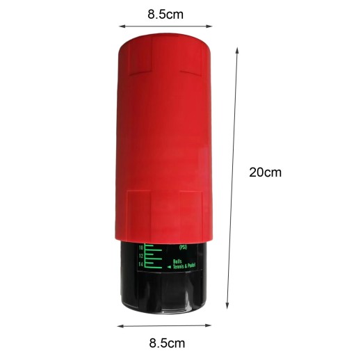 Контейнер для теннисных мячей Saver Red