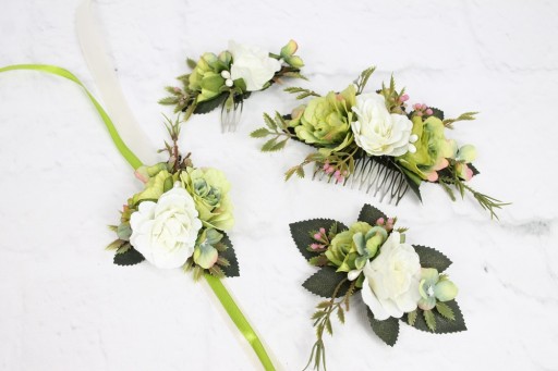 Маленькая расческа для волос, пыльная роза GREEN CREAM