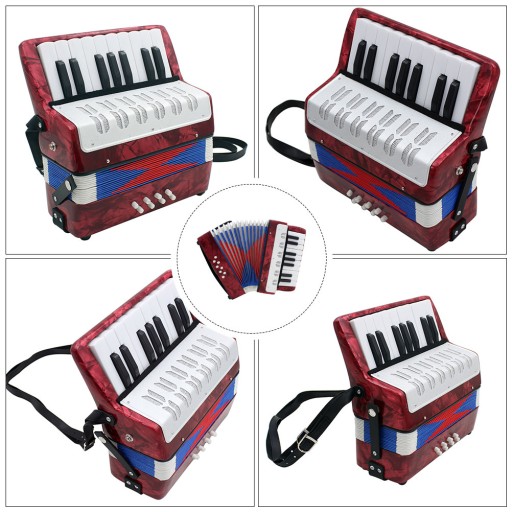 AKORDEON ZABAWKI DLA DZIECI INSTRUMENTY MUZYCZNE