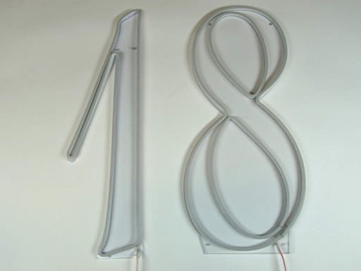 НОМЕР 18 PC5 НЕОНОВЫЙ СВЕТОДИОД ГИБКИЙ 500X525MM