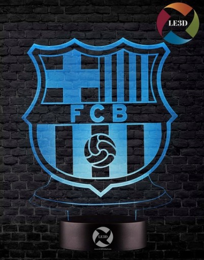 FC Barcelona FCB Светодиодный ночник PLEXIDO Ball