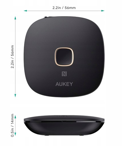 AUKEY BR-C16 NFC Bluetooth-адаптер, микрофон, передатчик и приемник 2 в 1