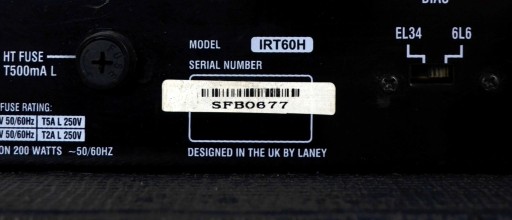 Laney IRT60H Ironheart Lampowa Glowa Gitarowa