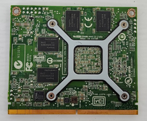 Видеокарта MXM NVIDIA Quadro 2000M 2 ГБ 0PMY8Y Dell N12P-Q3-A1