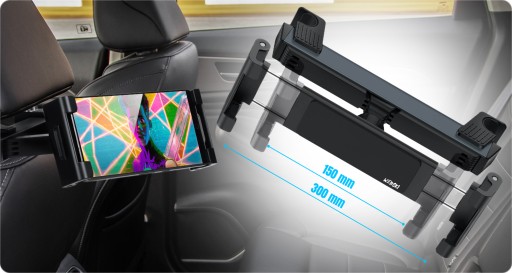UCHWYT SAMOCHODOWY NA TABLET ZAGŁÓWEK+ŁADOWARKA