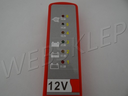 TESTER ELEKTRONICZNY AKUMULATORA I ALTERNATORA MIERNIK BATERII