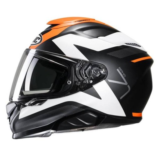 Шлем HJC RPHA 71 PINNA WHITE ORANGE БЕСПЛАТНО