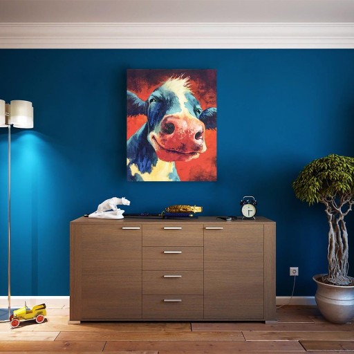 Живопись после номеров картинки с рамой 40x50