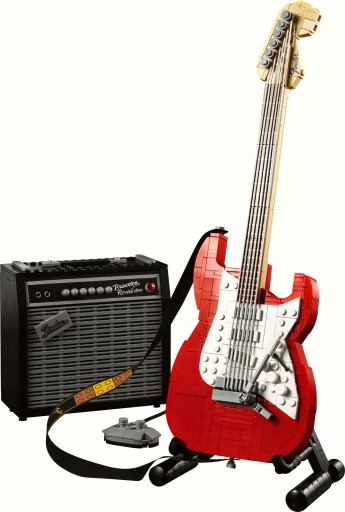 LEGO 21329 Ideas Гитарные кубики Fender Stratocaster Идеальный подарок