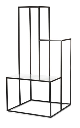 Подставка для цветов, черная, 85 см, для металлических цветов LOFT