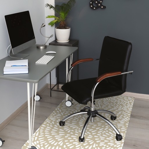 Mata krzesło podkładka Beżowe Łzy Boho 140x100