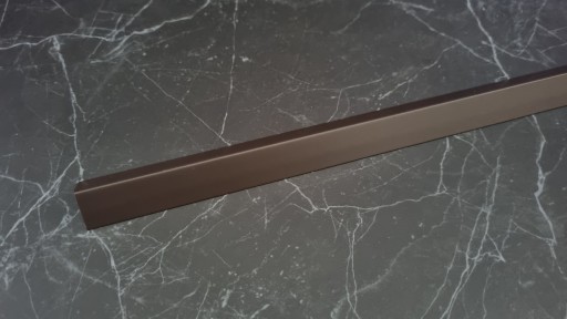 KĄTOWNIK PCV Osłona PVC NAROŻNIK 10x10mm BRĄZ CZEKOLADOWY 250cm