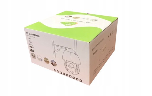 Наружная вращающаяся камера наблюдения IP Wi-Fi + наклейка