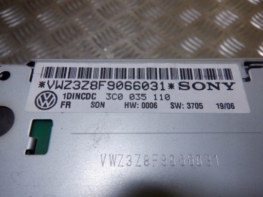 CD-ЧЕЙНДЖЕР VW PASSAT 3C0035110