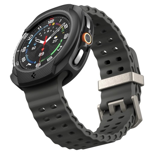 SPIGEN MATOWE ODPORNE GUMOWE ETUI NAKŁADKA DO GALAXY WATCH 8 CLASSIC 46MM