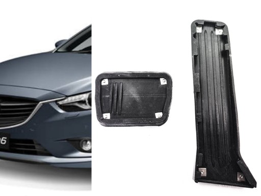 АЛЮМИНИЕВЫЕ накладки на педали MAZDA 3 AXELA 2 6 CX3 CX-5 CX9 2014-2019 AT