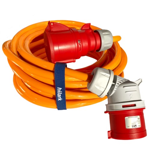 УДЛИНИТЕЛЬ 40М 5x4 H07BQ-F 32A POWER с угловой вилкой, сверхпрочный