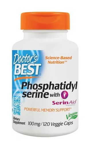 DOCTOR'S BEST Phosphatidyl Serine - Фосфатидилсерин 100 мг (120 капс.)