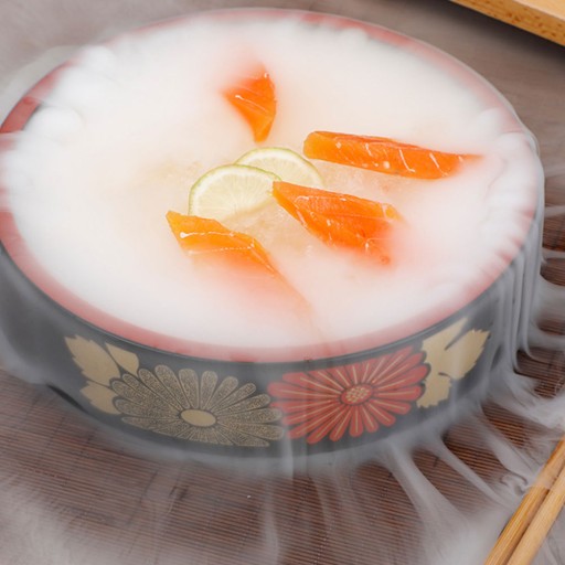 Wooden Round Tray Pallets Sushi Plate Snack Bowls