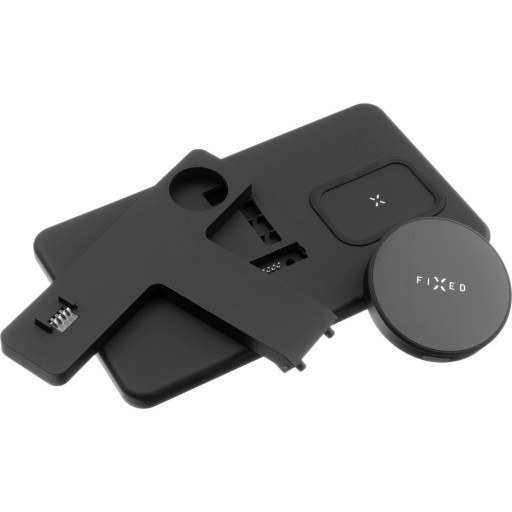 Быстрое индуктивное зарядное устройство 3 в 1 с фиксированным Qi 15 Вт для MagSafe для iPhone 15/14/13