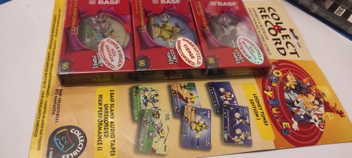 Набор BASF (3 кассеты) Looney Tunes Edition I NOS фольга #2351