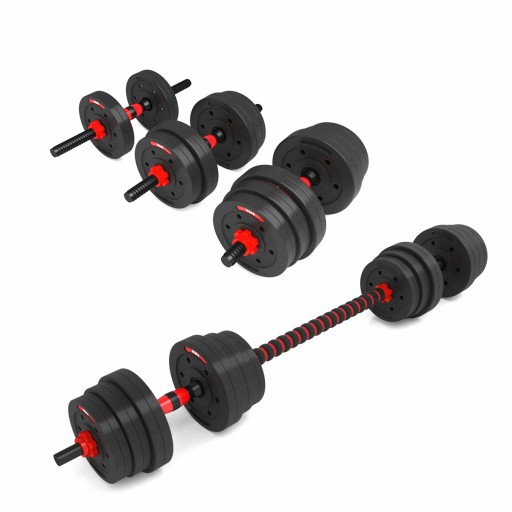 ZESTAW SZTANGA HANTLE 2X10KG LUB 1X 20KG HMS SGP20