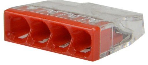 WAGO Szybkozłączka na drut oryginalna 4x2,5 10szt