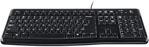 Logitech K120 Przewodowa Klawiatura QWERTY IT