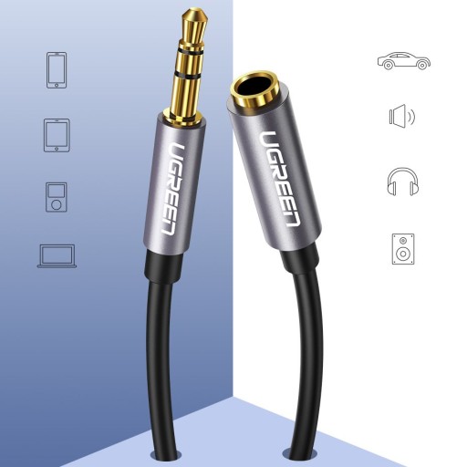 Przedłużacz audio AUX UGREEN kabel jack 3,5 mm, 3m