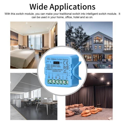 Модуль штор Tuya ZigBee Умный дом