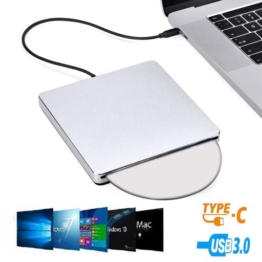ВНЕШНИЙ DVD-привод TYPE-C, USB3.0, РЕКОРДЕР ДЛЯ ДИСКОВ