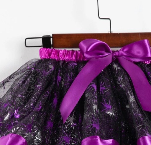 STRÓJ PAJĘCZARKA KOSTIUM CZAROWNICA WIEDŹMA ZESTAW HALLOWEEN 4 cz