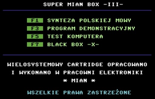 SUPER MIAN BOX 3 Commodore 64 128 - клон Black Box 8