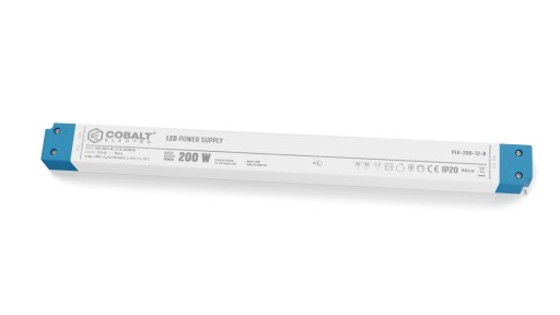 БЛОК ПИТАНИЯ ДЛЯ СВЕТОДИОДОВ 200 Вт 16,6 А 12 В COBALT SLIM GW5L