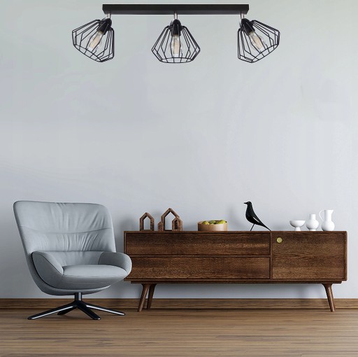 ПОТОЛОЧНЫЙ СВЕТИЛЬНИК ПБ-3П LED LOFT E27 DRUCIAK M