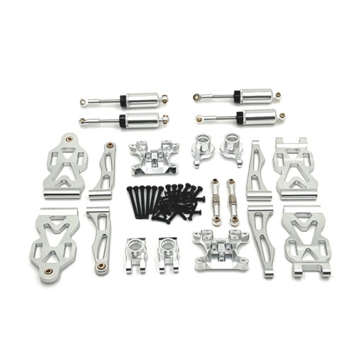 1/16 RC Cars Metalowe części zamienne Zestawy akcesoriów do JJRC Q130A Argent