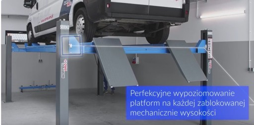 NORTEC PO500N 4-стоечный подъемник для геометрии