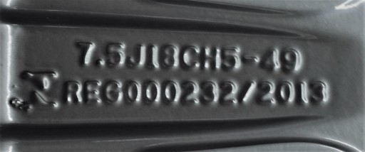 PEUGEOT 3008 5008 508 GT 7,5x18 ET49 9811635077