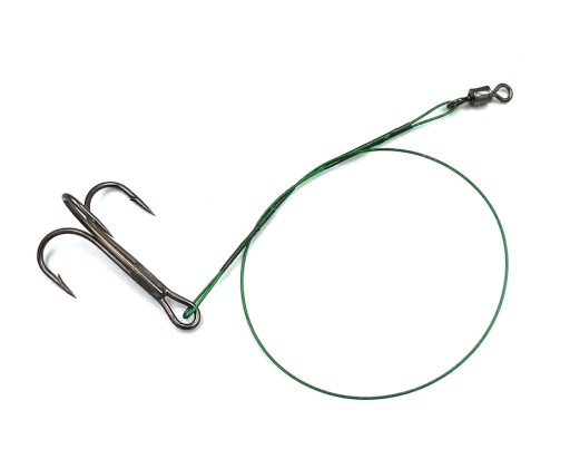 MIKADO PRZYPON STALOWY Z KOTWICĄ 20CM 10KG