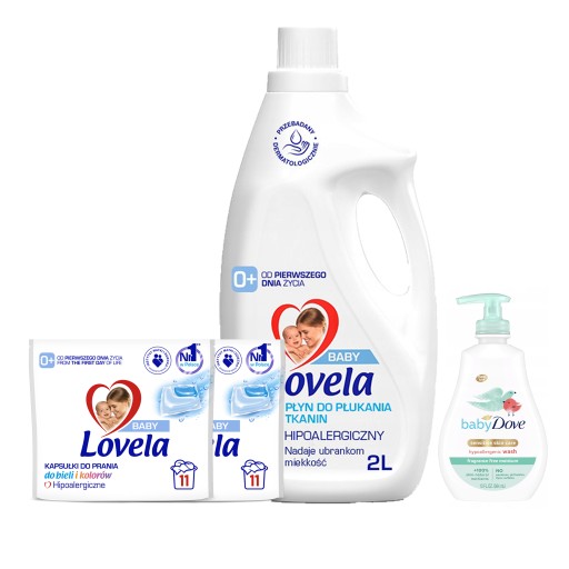 Lovela Dove BABY капсулы 22 штуки для стирки и ухода за ребенком