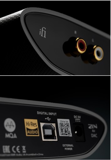 iFi Audio ZEN AIR DAC WZMACNIACZ SŁUCHAWKOWY 32Bit DAC BURRBROWN MQA Hi-Res
