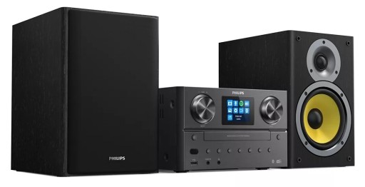 НОВАЯ СТЕРЕОСИСТЕМА PHILIPS TAM8905 CD Bluetooth Spotify WIFI FM DAB+